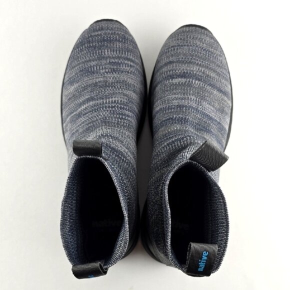 Native Women's Nova Hydroknit Waterproof Ankle Boots Slip On Grey Knit Size 6 - Picture 7 of 14